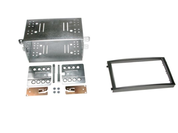 Doppel-DIN Komplettset Rubber Touch SsangYong Rexton II
