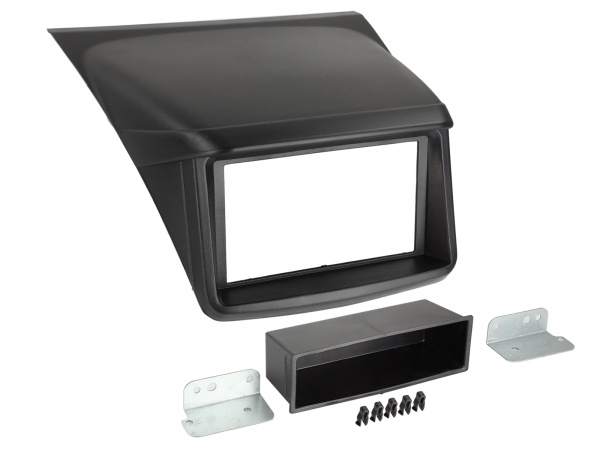 2-DIN Radioblende Mitsubishi schwarz