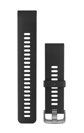 Ersatzarmbänder Schwarzes Silikonarmband