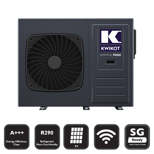 KAWM12-Nd2(GN) – 12 kW – Vollelektrische Monoblock-Wärmepumpe – R290 – Energieeffizienzklasse: A+++