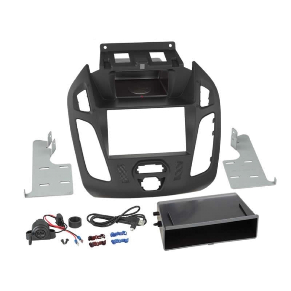 2-DIN RB Ford Transit Connect Inbay Fach schwarz ab 2013