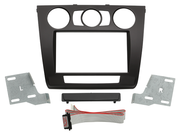 2-DIN RB BMW 1er manuelle Klimaanlage schwarz
