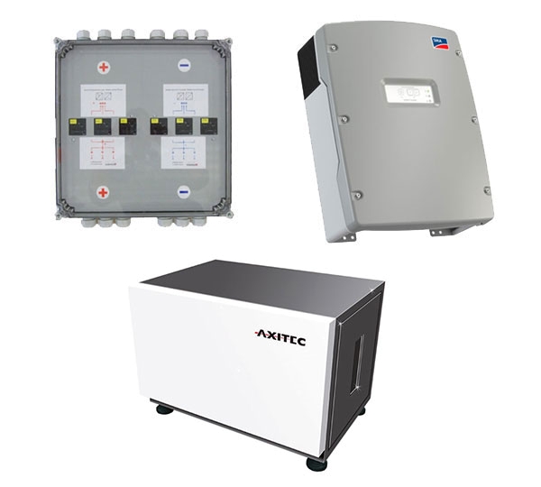 AXISTORAGE LI 8S (3 STK./26,7 KWH) + 1X SI 6.0H LITHIUM-IONEN-ENERGY STORAGE SYSTEM SKALIERBAR