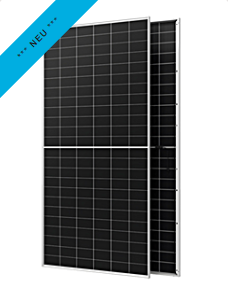 Comet 2U 645W N-Type ABC, 72 Zellen, Silberner Rahmen