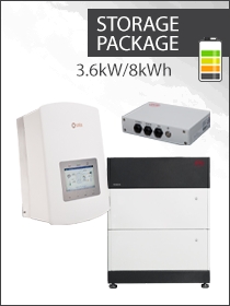 1ph 3.6kW Hybrid / BYD LVS 8kWh Speicherpaket