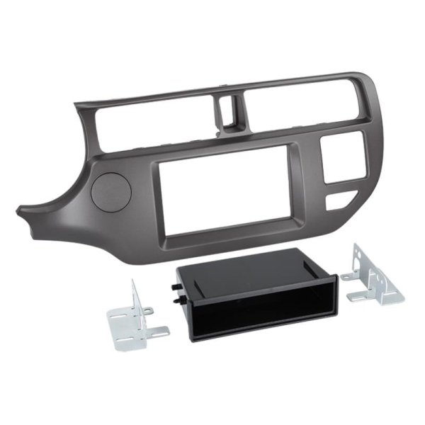 2-DIN RB mit Fach Kia Rio 9/2011 > anthrazit
