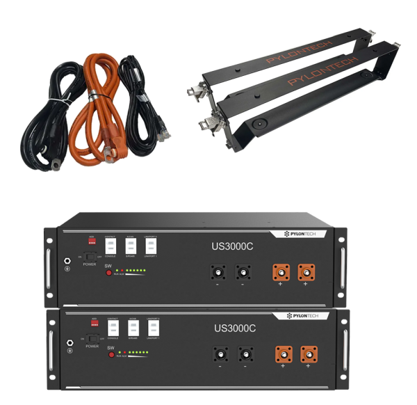2 x US3000C 7 kWh Solarspeicher Lithium LiFePO4 inkl. Kabel