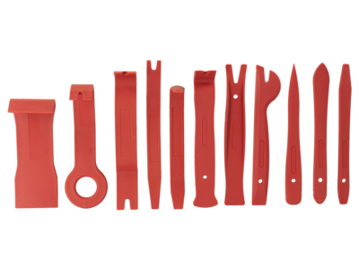 Abzieher hochfester Kunststoff / Rolltasche 11 Teile