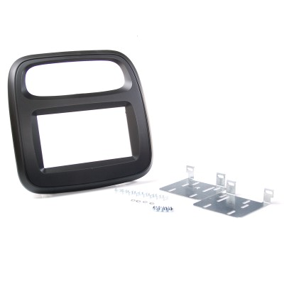Radioblende OPEL Vivaro, RENAULT Trafic ab 2014 2DIN schwarz