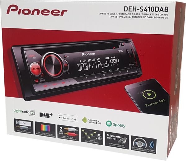 Pioneer - DEH-S410DAB | DEH-S410DAB | Pioneer | Top ...