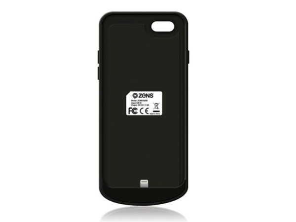 Zens Qi Ladehülle iPhone 6/6s schwarz