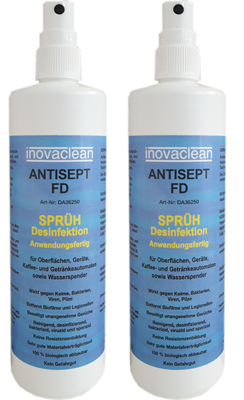 Desinfektionsspray inovaclean 500 ml Sprühflasche VIRUZID, gegen Viren, Bakterien, Keime und Pilze.-