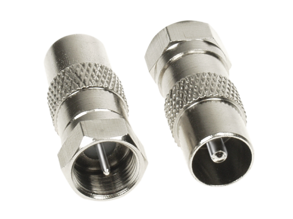 Antennenadapter F-Stecker -> Koax - Stecker