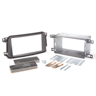 Radioblende SMART ForTwo ab 2010 2DIN schwarz Installer Kit