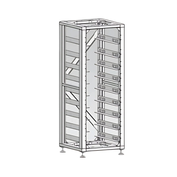 BOS-G 3U-HRACK (install for 12 pcs batteries and 1 pcs High Voltage Battery cluster control box)