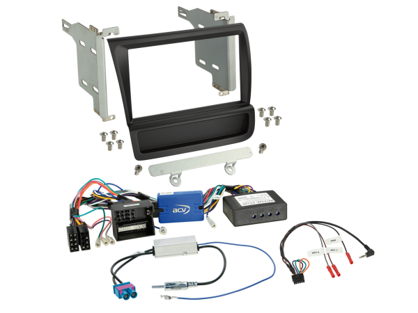 Audi 2-DIN Kit R8 (42) 2006 -2015 schwarz