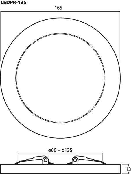 LEDPR-135WWS