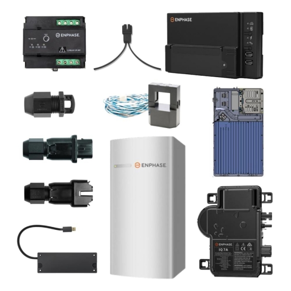 Energy System 8 x IQ7A Microinverters & 10.5 kWh Battery