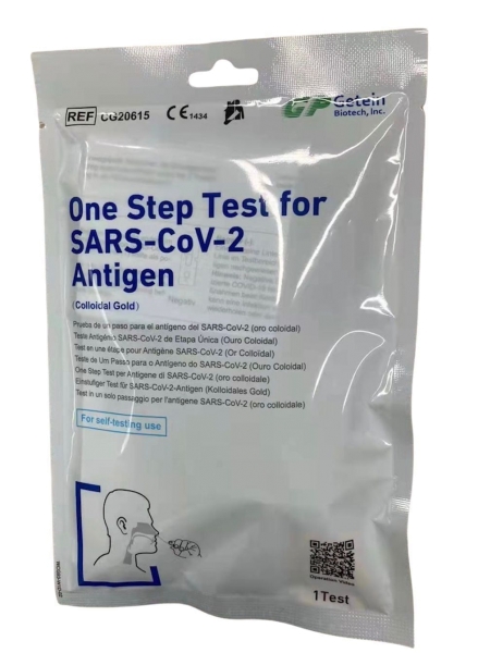 Antigen-Schnelltest Getein SARS-CoV-2 Antigen Test Card mit Laienzulassung EINZELNVERPACKT