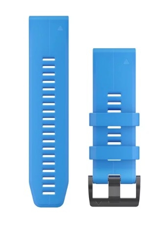 QuickFit 26-Uhrenarmbänder Cyan Blue Silicone