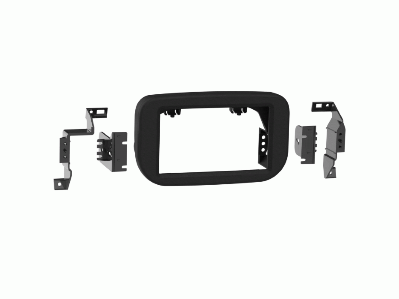 ACV 2-DIN Radioblende Ford Transit(FD) 06/2019-2024 schwarz matt