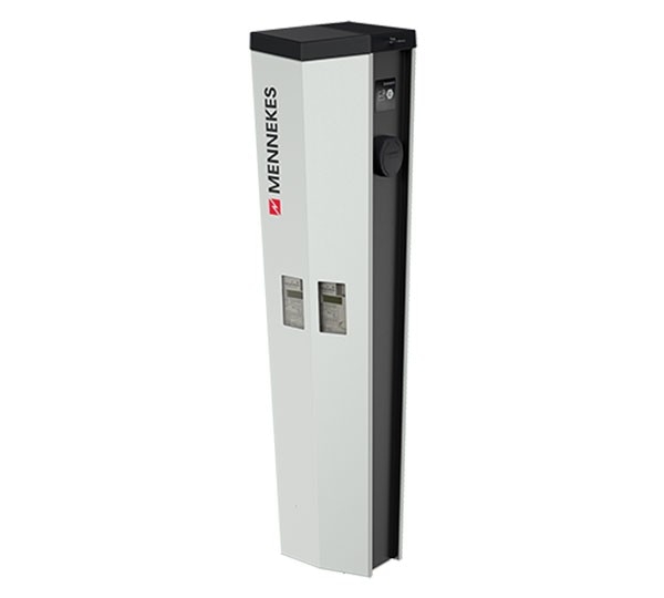 AMEDIO PROFESSIONAL 2x 22 kW AC-LADESÄULE, 2X TYP 2 LADEBUCHSE, RFID