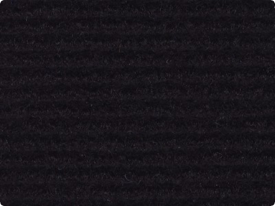 Moquette schwarz , gerippt CHP