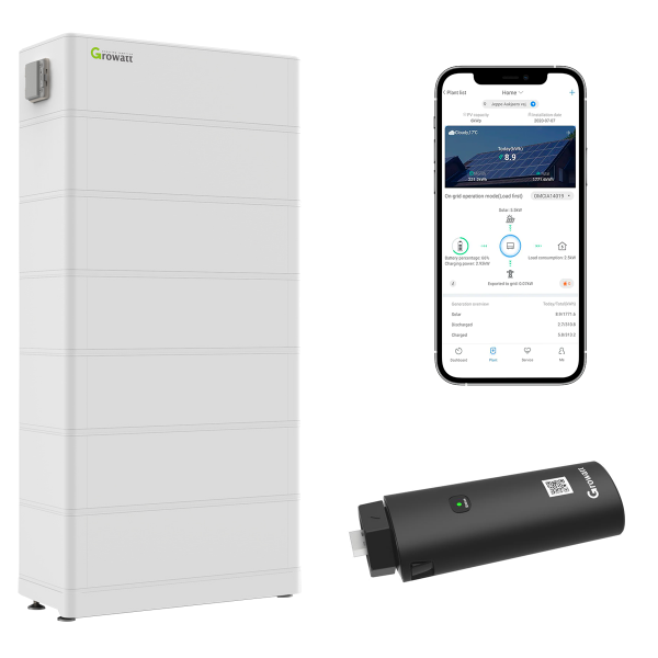 ARK 15.3kWh Hochvolt-Solarspeicher-Set für Growatt SPH TL3-BH-UP Serie