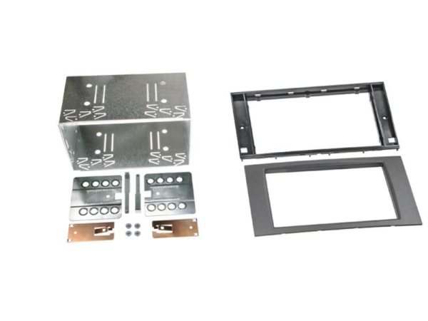 Doppel-DIN Komplettset Rubber Touch Ford Fiesta, Focus, Focus C-MAX, Fusion, Galaxy, Ford S-MAX, Tra