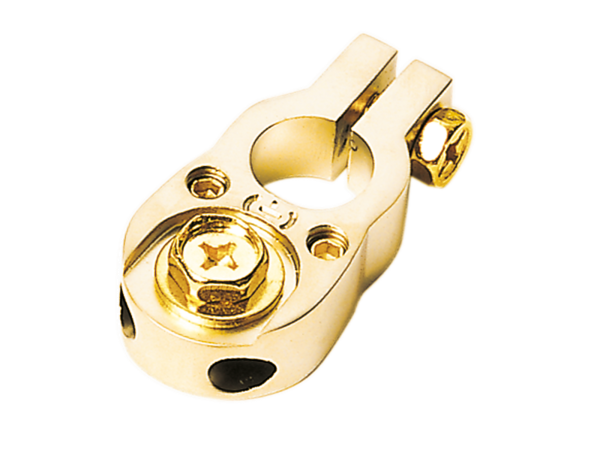 Batterieklemme Pluspol (gold) 2 x 10 mm²