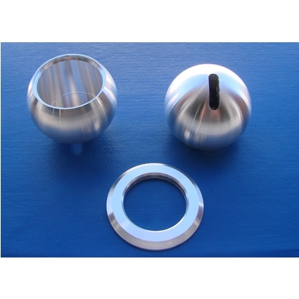 Alukugeln für µP Serie7MK2 ohne Rand