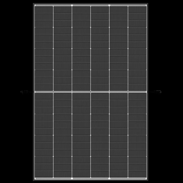 Vertex S+ N-Type Dual Glass 440W - Triple-Cut 1500V (schwarzer Rahmen)