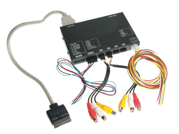 Multimedia-Box4 x AV Eingang + Rückfahrkamera (RGB) 1 x Umschaltfunktion über „NAV“ Taste