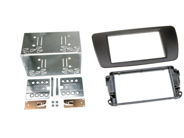 Doppel-DIN Komplett Set Seat Ibiza ( nitschwarz)