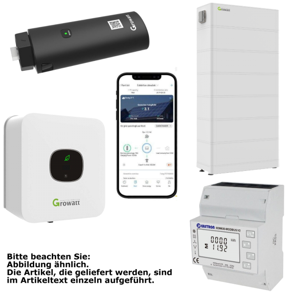 MOD 10000TL3-XH 10kW Hybrid Wechselrichter mit 7.6kWh Solarspeicher-Set