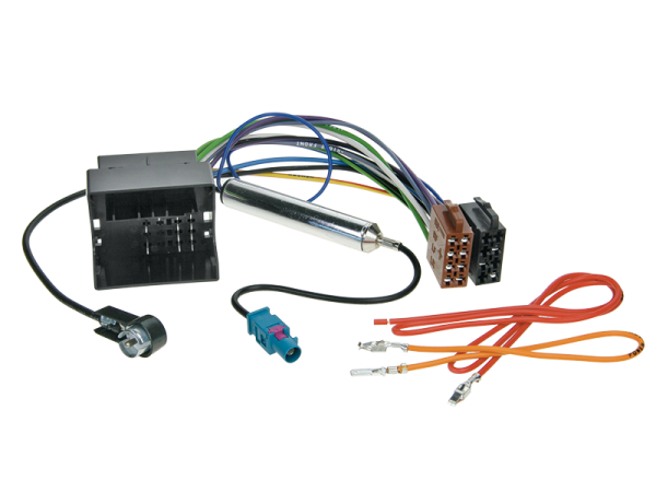 Audi / Seat / Skoda / VW ISO-Antennenadapter mit Phantomeinspeisung